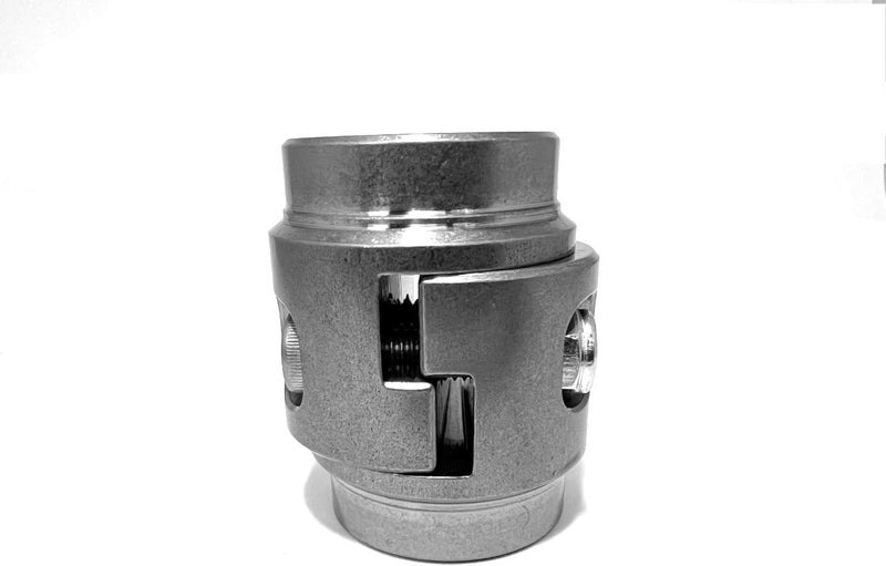 UTVDistribution Interlocking Steel Inline Tubing Weld Connectors (Fits 1-5/8" OD Tube x .095 & .120 wall) - Image 1